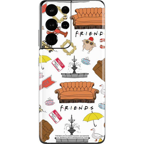Warner Bros Classic FRIENDS Icons Galaxy S21 Ultra 5G Skin